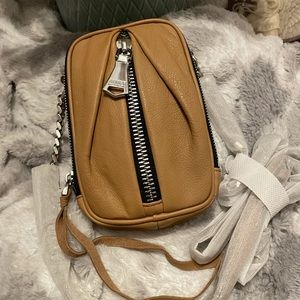Aimee Kestenberg Leather Crossbody with RFID - Tamitha- color Vachetta-